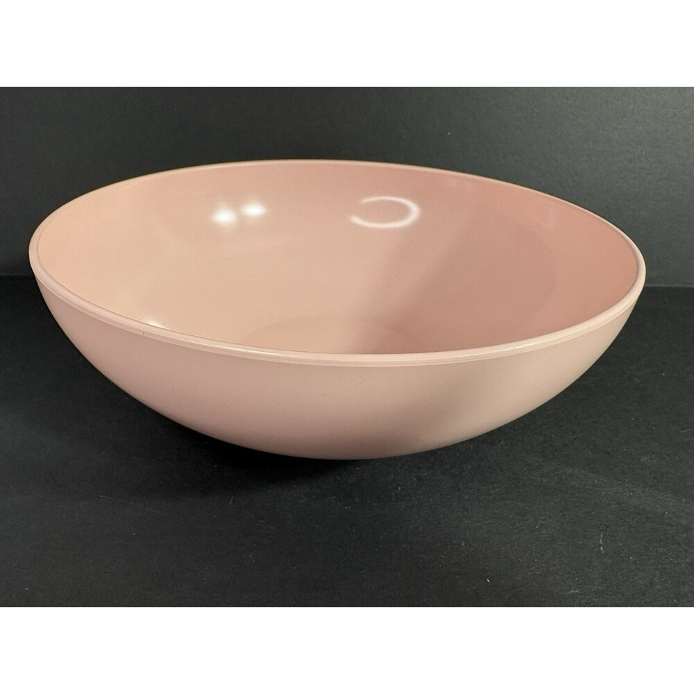 Vintage Stetson Pink Melmac Serving Bowl 10” Dinnerware Mid Century Modern EUC